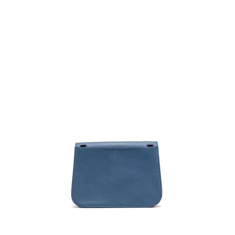 Hermes mini Halzan 22 swift Blue Agate SHW Stamp A