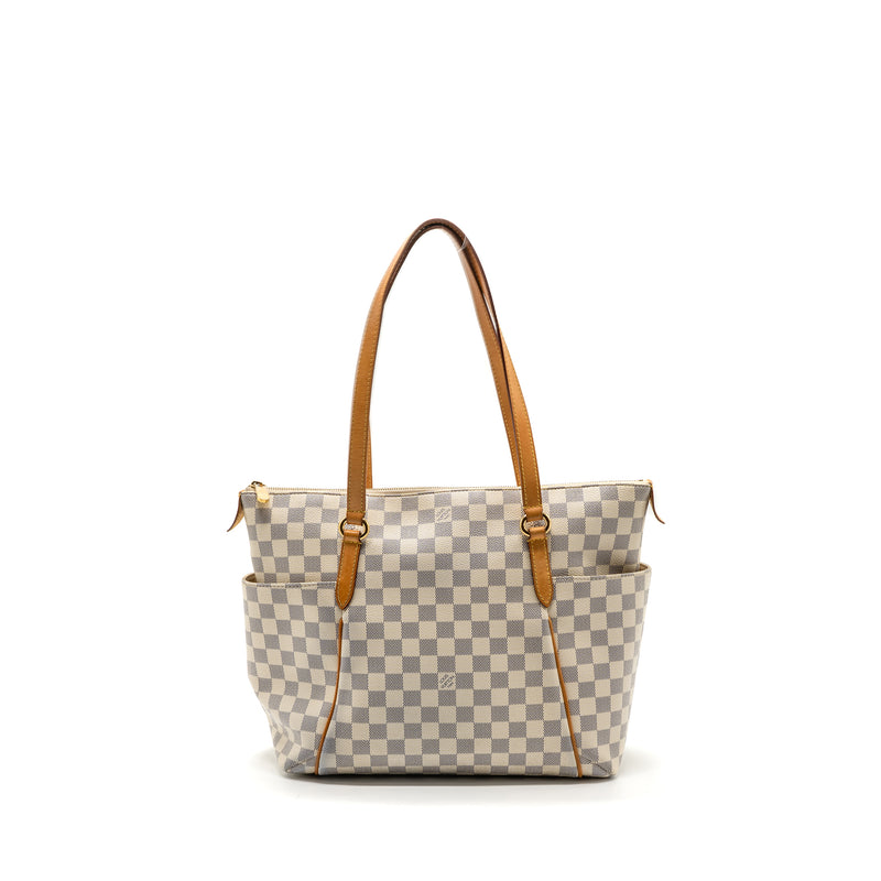 Louis Vuitton totally tote bag damier Azur GHW