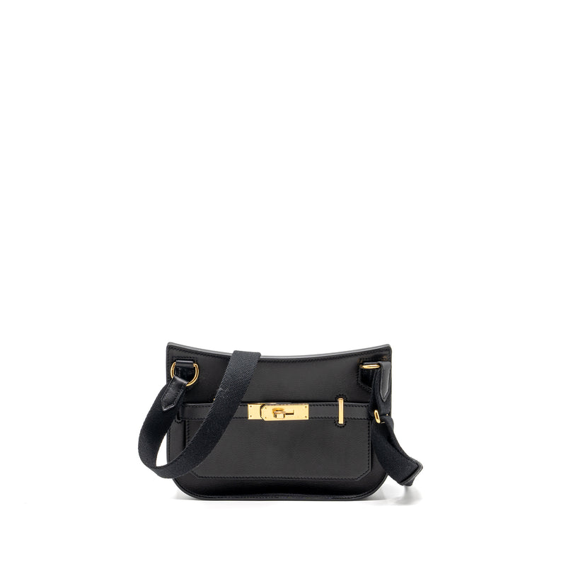 Hermes Mini Jypsiere Evergrain Black GHW Stamp B