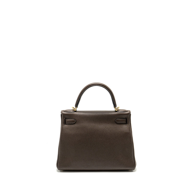 Hermes Kelly 28 Togo C4 Ecorce GHW Stamp Square R