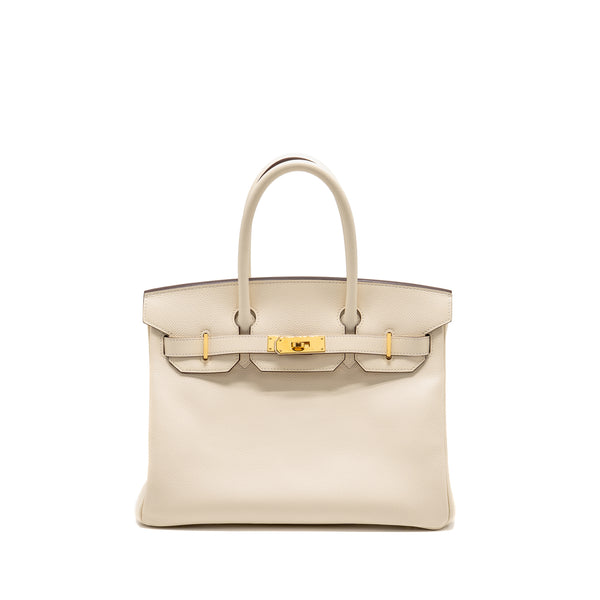 Hermes Birkin 30 Epsom Nata GHW stamp Z