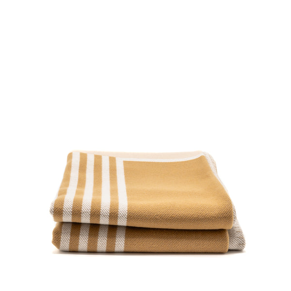 Hermes Ithaque Blanket Wool/Cashmere Camel/Beige