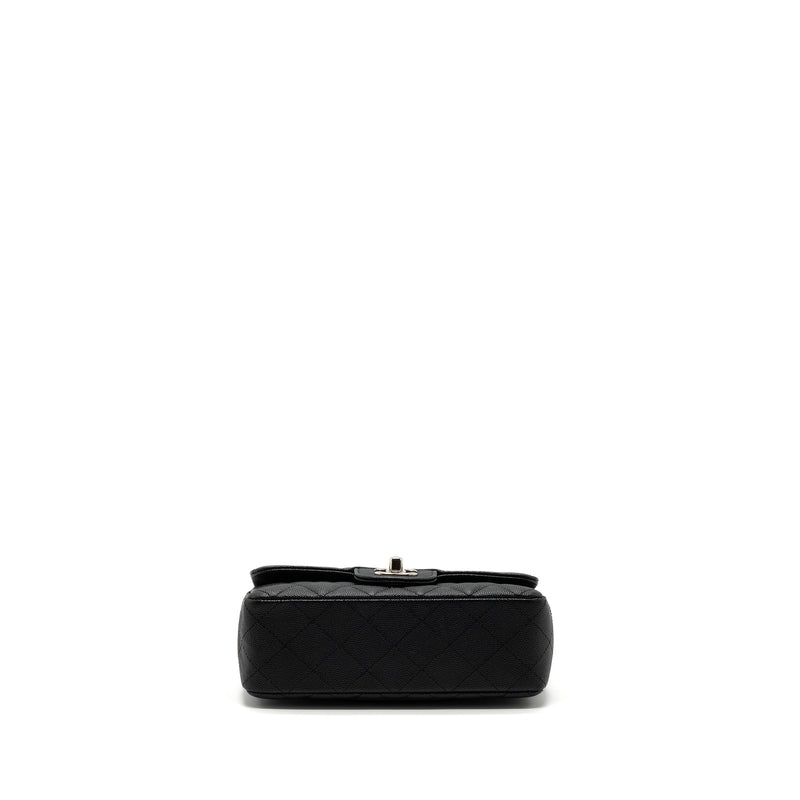 Chanel Classic Mini Rectangular Flap Bag Caviar Black SHW