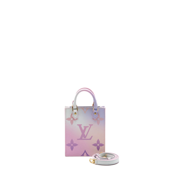 Louis Vuitton Petit Sac Plat Sunrise Pastel Monogram Logo
