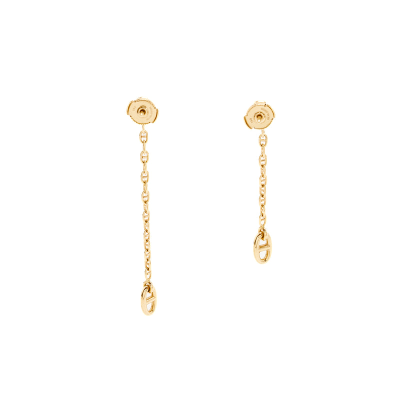 Hermes New Farandole Earrings Very Small Model, Rose Gold/ Diamonds