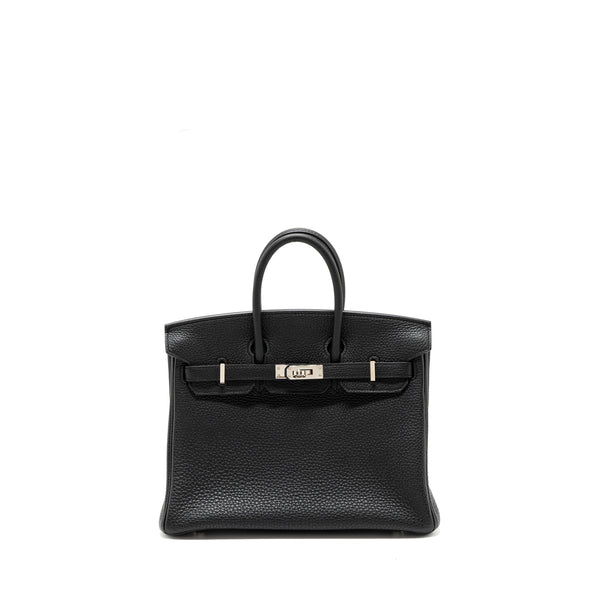 Hermes birkin 25 Togo black shw stamp D