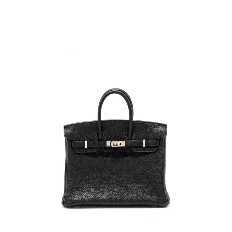 Hermes birkin 25 Togo black shw stamp D
