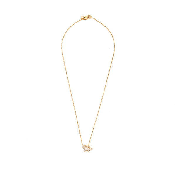 Hermes Finesse Necklace Rose Gold Diamonds