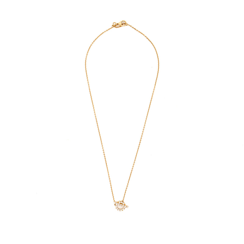 Hermes Finesse Necklace Rose Gold Diamonds