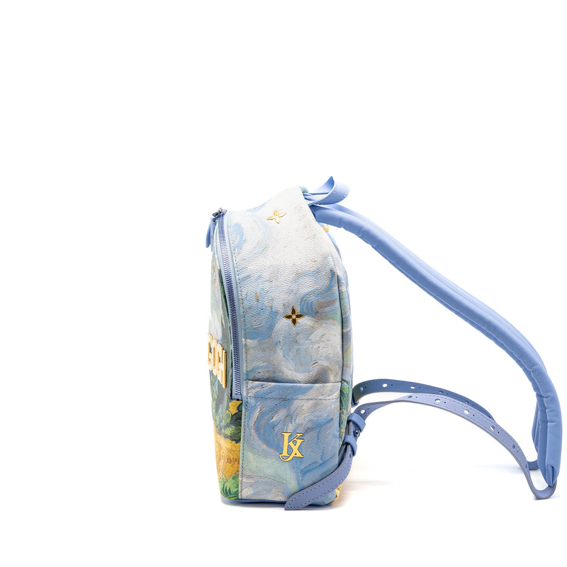 Louis Vuitton Jeff Koons Van Gogh Palm Springs Backpack Monogram Multi