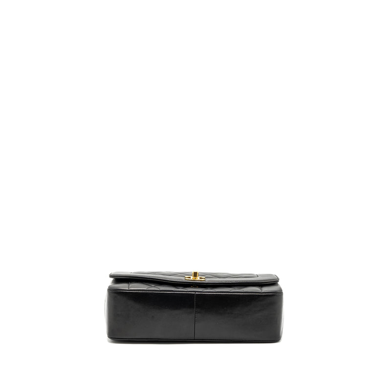 Chanel Vintage Diana Flap Bag Lambskin Black GHW
