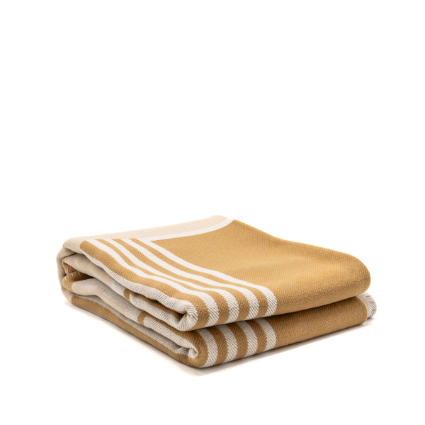 Hermes Ithaque Blanket Wool/Cashmere Camel/Beige
