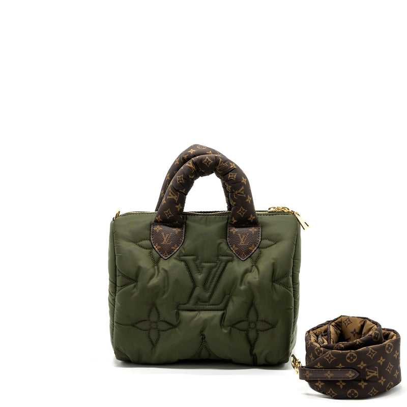 Louis Vuitton Pillow Speedy 25 Nylon Khaki Green/ Multicolour GHW (New Version)