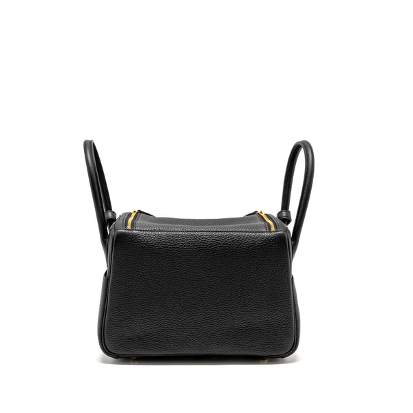 Hermes Lindy 26 Clemence Black GHW Stamp W