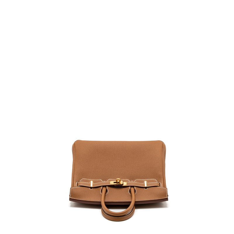 Hermes Birkin 25 Togo Gold GHW Stamp B