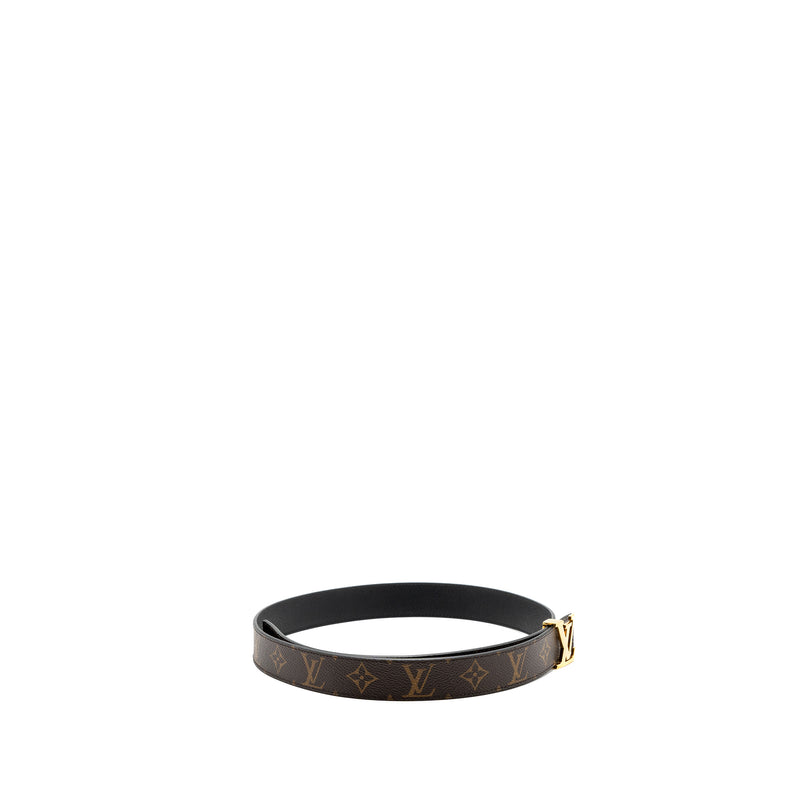 Louis Vuitton Belt Initiales Reversible Monogram Ghw (Black