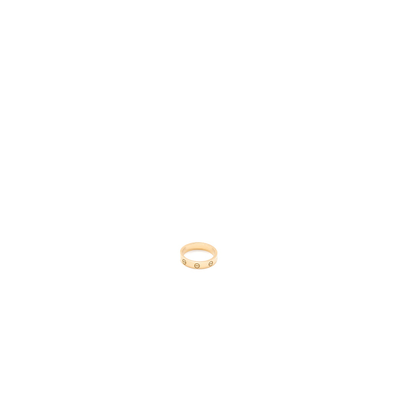 Cartier Size 53 Love Ring Rose Gold With Diamond