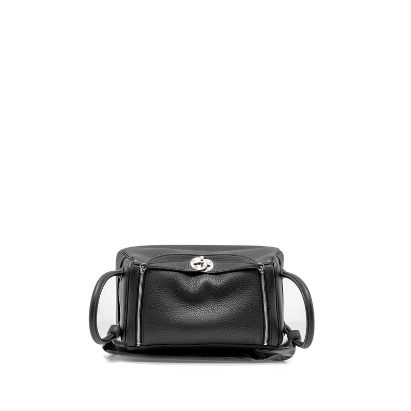 Hermes Lindy 26 Clemence Black SHW Stamp W