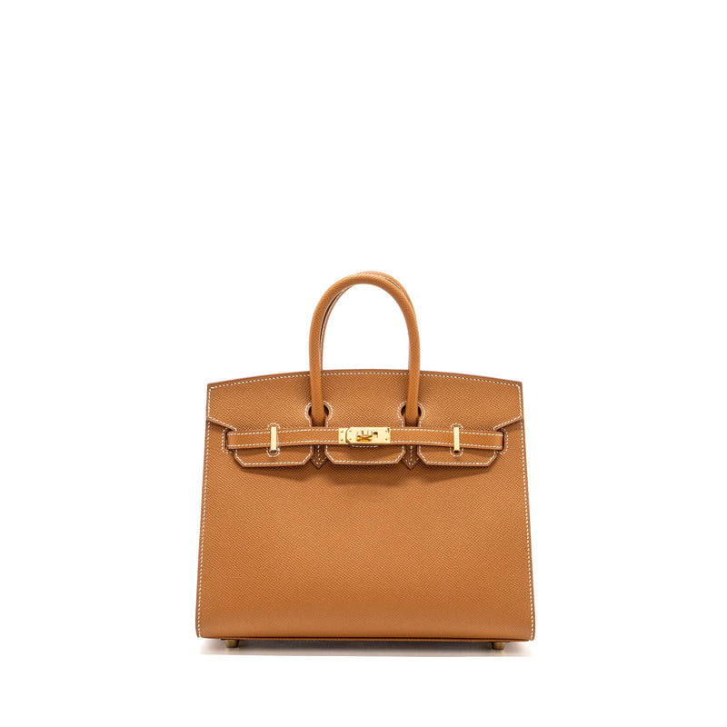 Hermes Birkin 25 Epsom Gold GHW Stamp B