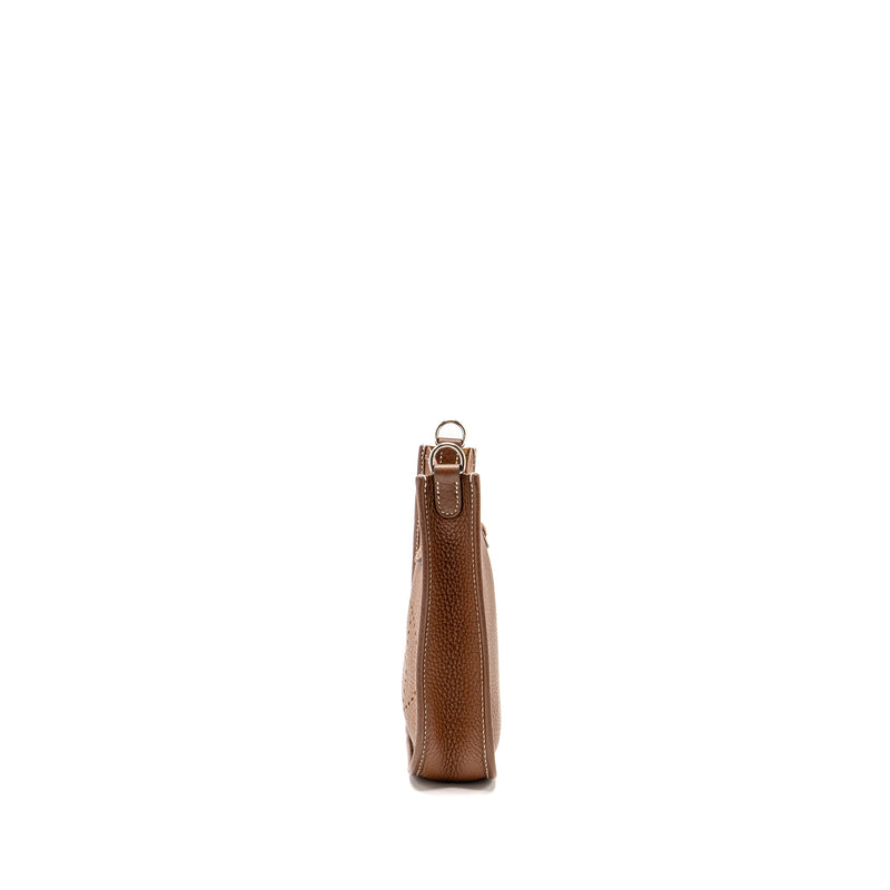 Hermes Mini Evelyne Clemence Gold SHW Stamp Z