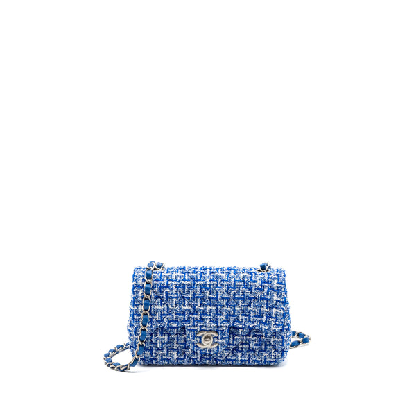 Chanel Pearl Crush Mini Rectangle Flap in 22B Blue Lambskin and AGHW –  Brands Lover