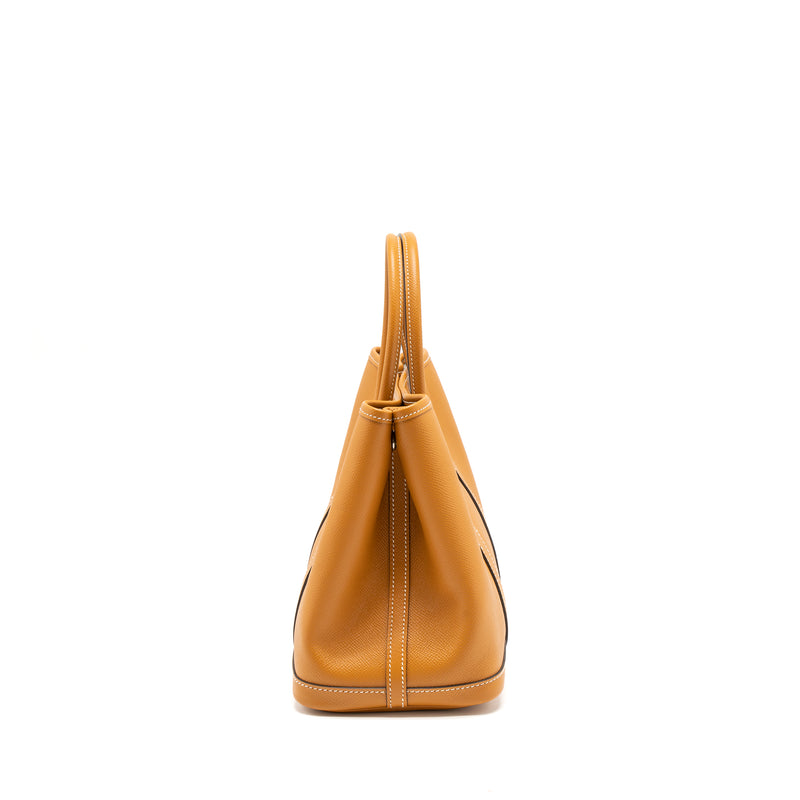 Hermes Garden Party 30 Epsom Toffee SHW Stamp C