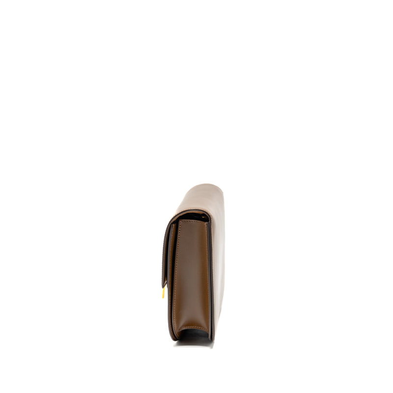 Celine Medium Classic Box Bag Calfskin Camel GHW
