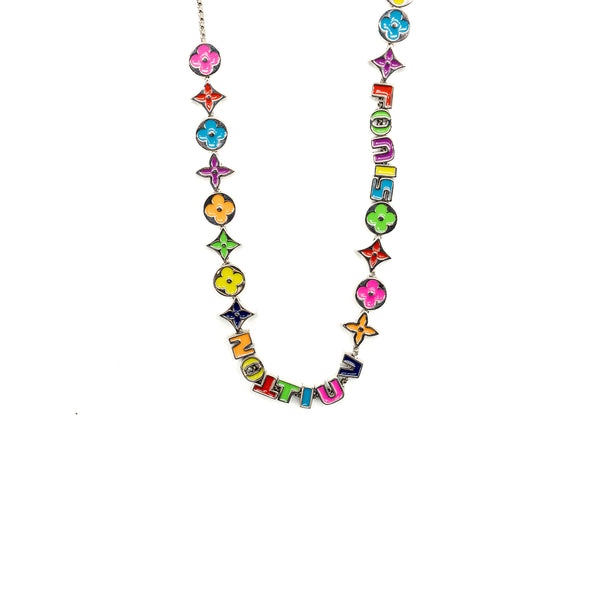Louis Vuitton monogram colours necklace