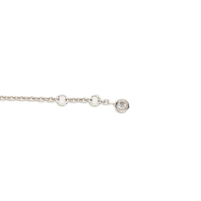 Hermes Size SH Finesse Bracelet White Gold Diamonds