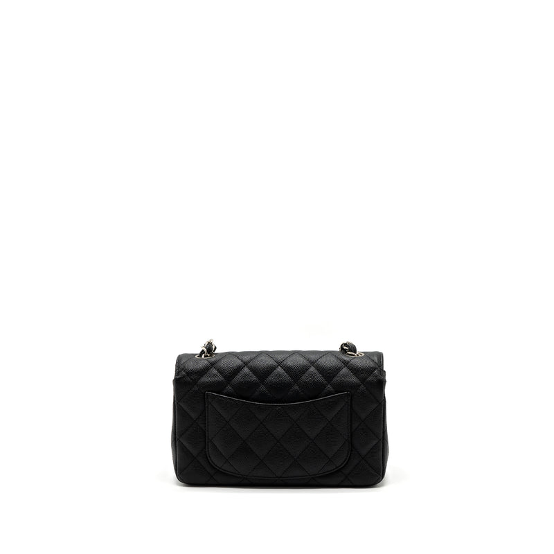 Chanel Classic Mini Rectangular Flap Bag Caviar Black SHW