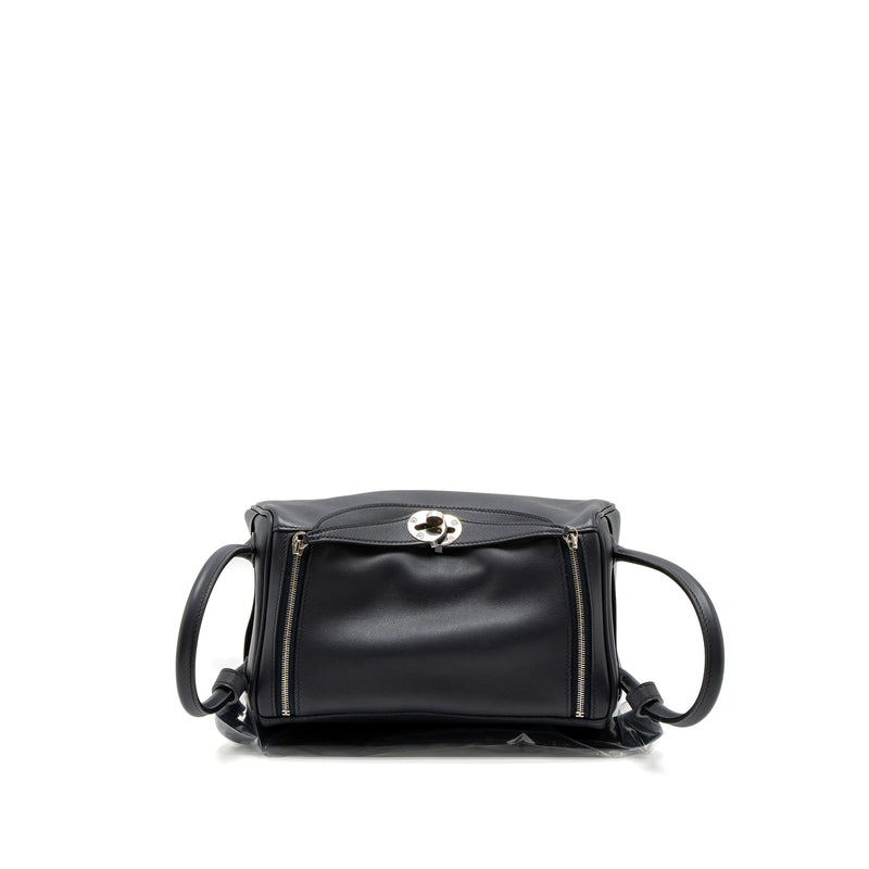 Hermes Lindy 26 Swift Blue Nuit/Rose Purple SHW Stamp C