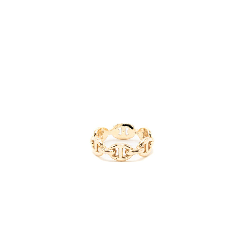 Hermes Size 50 Chaine D’ancre Enchainee Ring Small Model Rose Gold