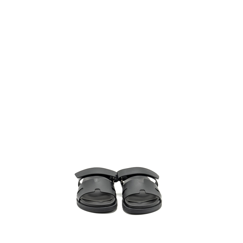 Hermes Size 39 Homme Chypre Sandals Black