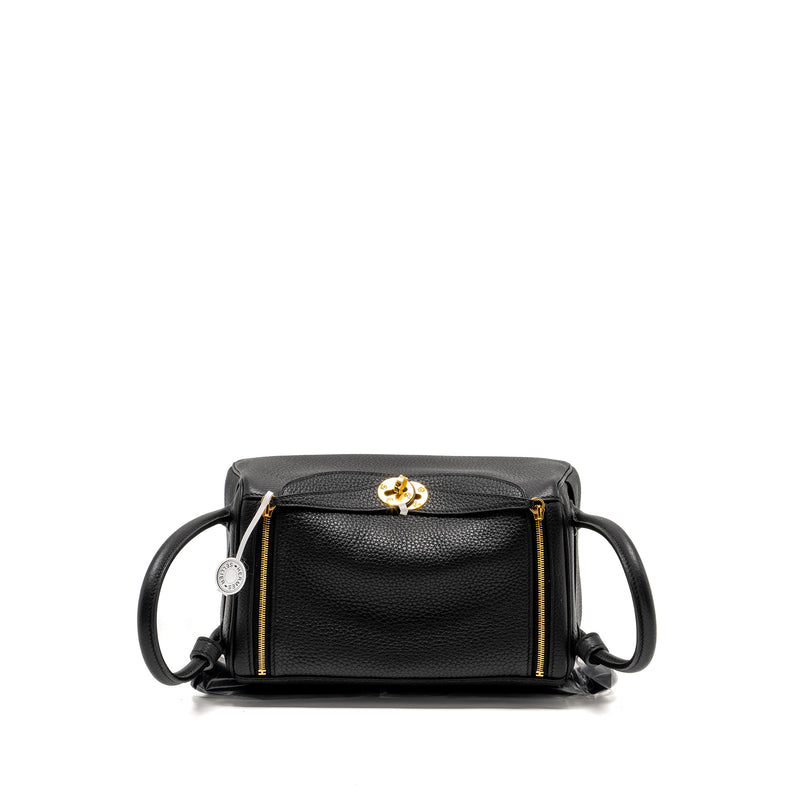 Hermes Lindy 26 Clemence Black GHW Stamp W