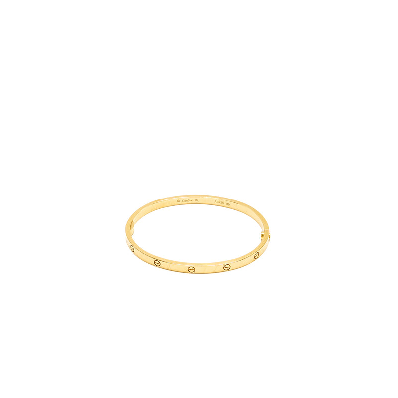 Cartier size 16 love bracelet small model  yellow gold