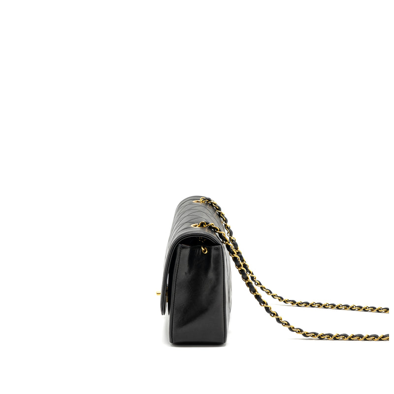 Chanel Vintage Diana Flap Bag Lambskin Black GHW