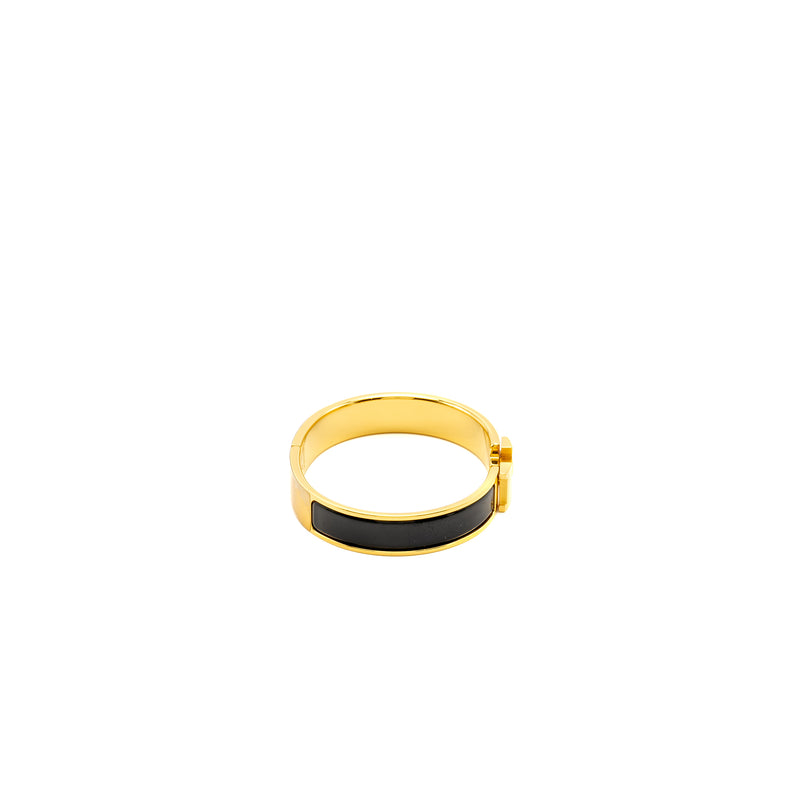 Hermes Size GM Clic H Bracelet Black GHW