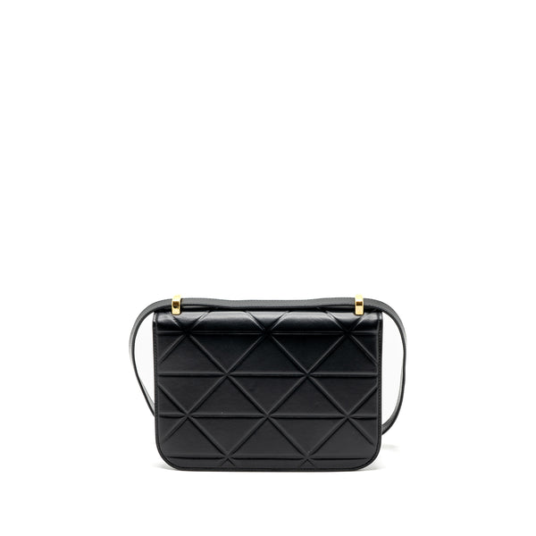 Prada Pattina in Pelle Calfskin Black GHW