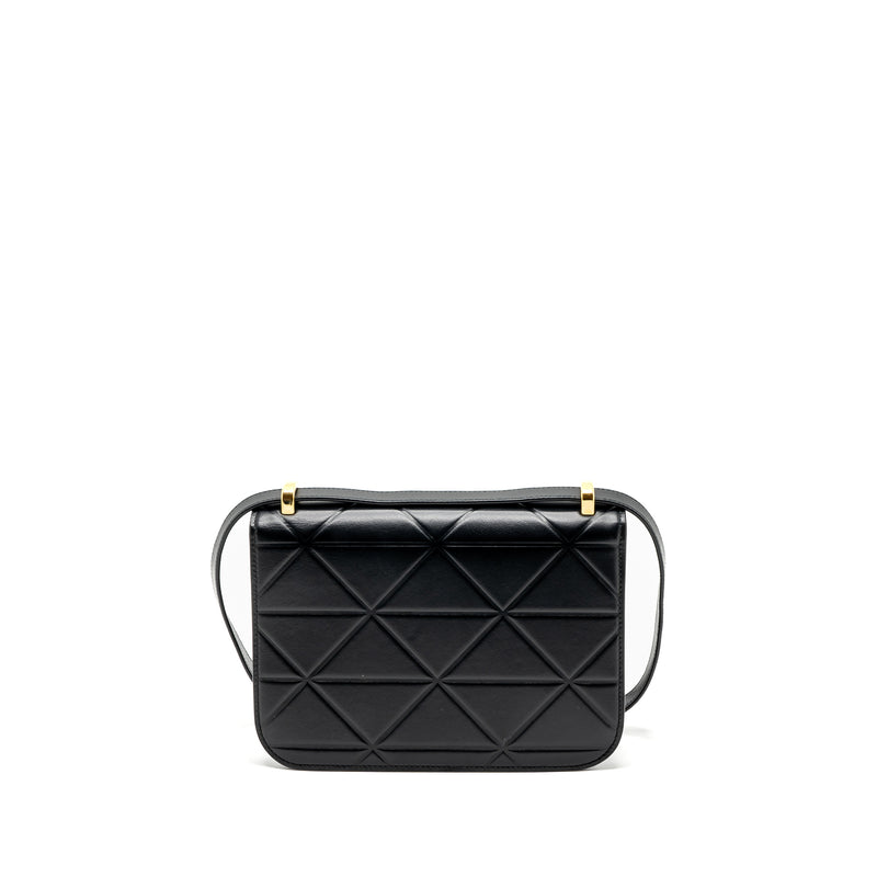 Prada Pattina in Pelle Calfskin Black GHW