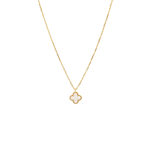 Van Cleef and Arpels Sweet Alhambra pendant yellow gold / mother of pearl