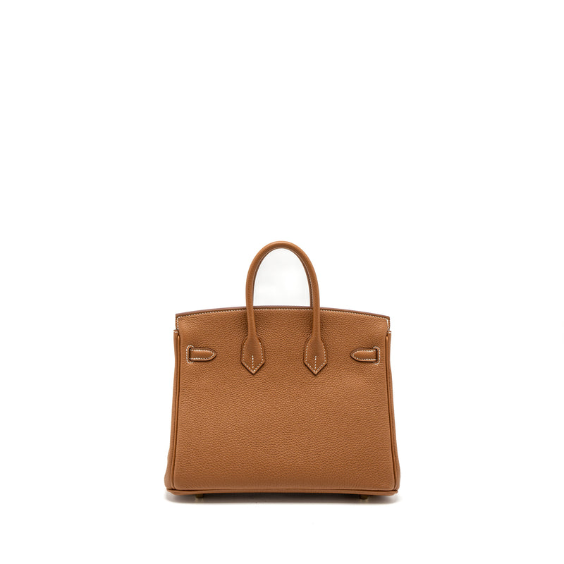 Hermes Birkin 25 Togo Gold GHW Stamp B