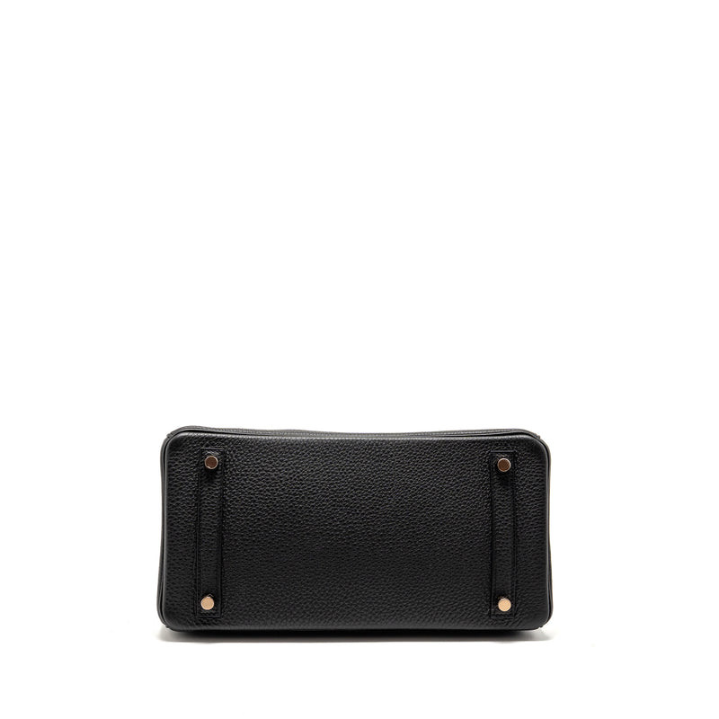 Hermes Birkin 30 Togo Black RGHW Stamp C