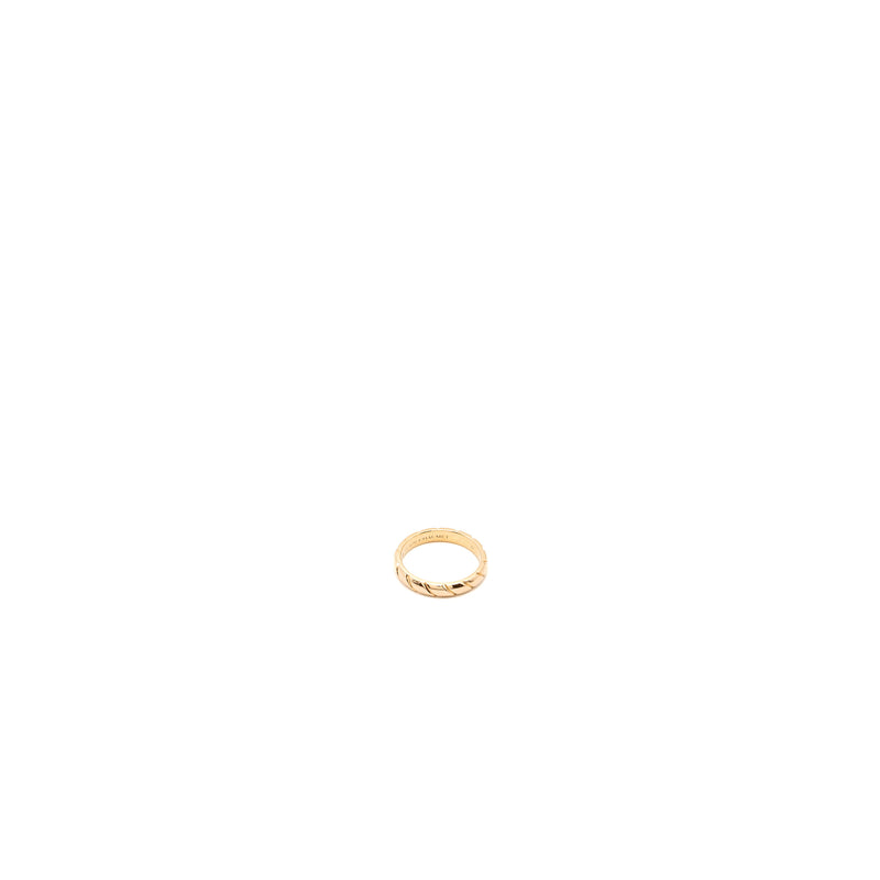 Chaumet Size 57 Wedding Band Torsade 3.5mm Rose Gold
