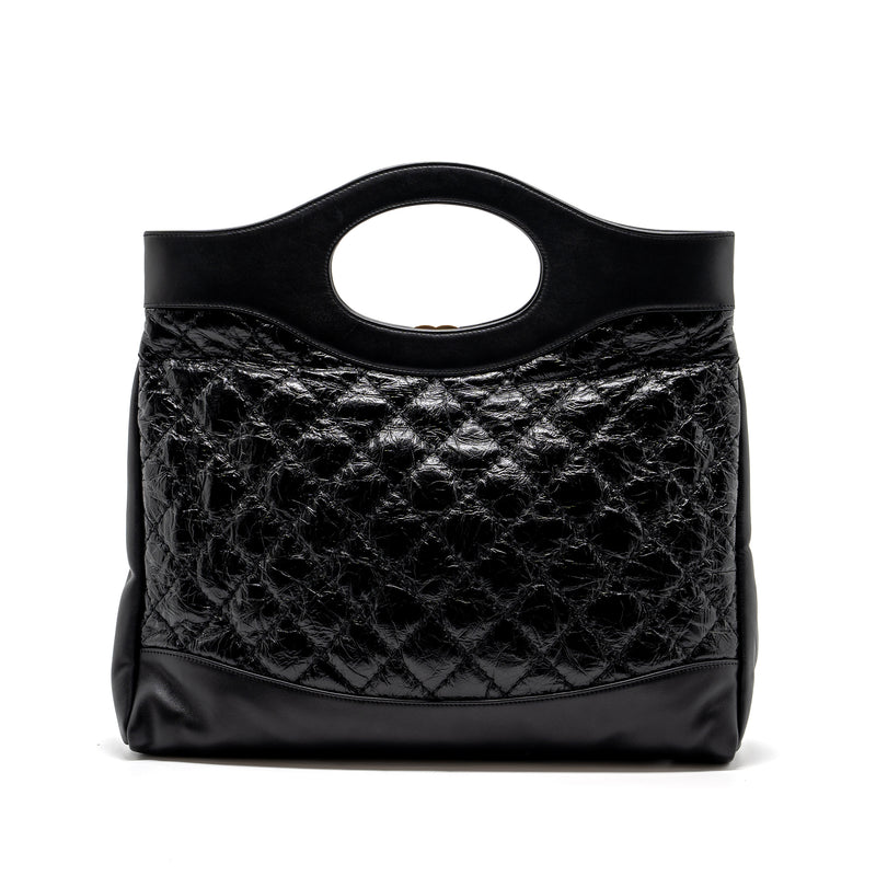 Chanel Large 31 Bag Calfskin Black LGHW