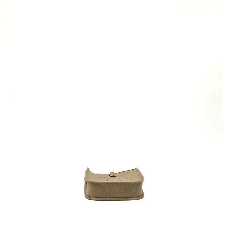 Hermes Mini Evelyne clemence beige Marfa GHW stamp W