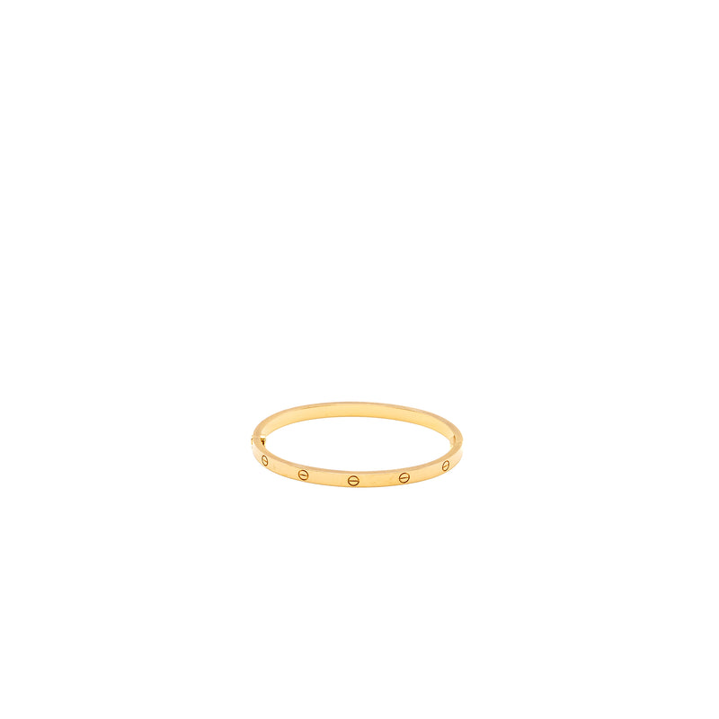 CARTIER Size 15 Love Bracelet Small Model Rose Gold