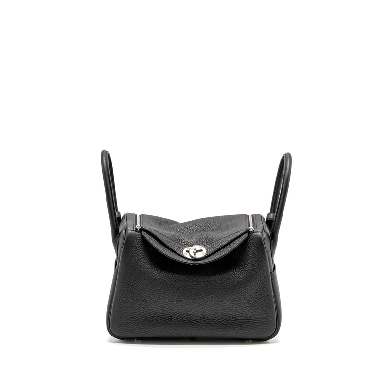 Hermes Lindy 26 Clemence Black SHW Stamp W