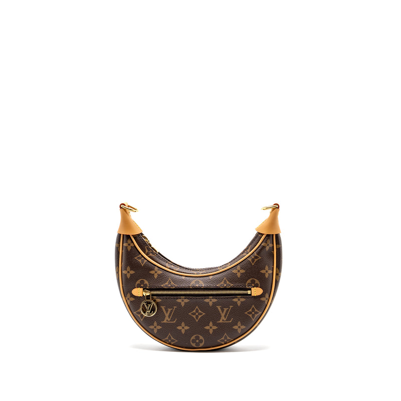 Louis Vuitton half-moon loop baguette monogram canvas GHW (New version)