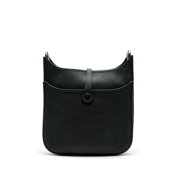Hermes Evelyn 29 Clemence Dark Green SHW Stamp Square R