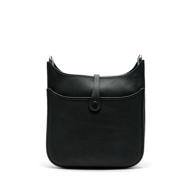 Hermes Evelyn 29 Clemence Dark Green SHW Stamp Square R